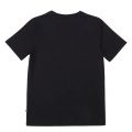 Boys Black Small Curved Logo S/s T Shirt 79103 by BOSS from Hurleys