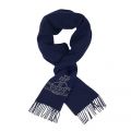 Womens Blue Two Side Single Orb Scarf 98215 by Vivienne Westwood from Hurleys