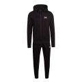 Mens Black Core ID Hooded Zip Through Tracksuit 84211 by EA7 from Hurleys