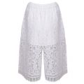 Womens Linen White Arta Lace Culottes 25626 by French Connection from Hurleys