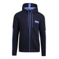 Athleisure Mens Navy Saggy Batch Hooded Zip Through Sweat Top 88181 by BOSS from Hurleys