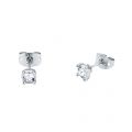 Womens Silver/Crystal Nenna Nano Sparkle Earrings 54416 by Ted Baker from Hurleys