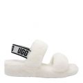 Womens White Oh Yeah Slide Slippers 82063 by UGG from Hurleys