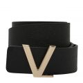 Mens Black/Gold Ginkgo Belt 93608 by Valentino from Hurleys