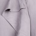 Womens Medium Grey Confet Silk Ruffle Top