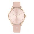 Womens Rose Gold/Blush Gray Leather Watch 59753 by Tommy Hilfiger from Hurleys
