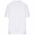Womens Optical White Glitter Heart S/s T Shirt 35174 by Love Moschino from Hurleys