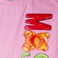 Girls Begomia Pink Gummy Bear Logo Dress 36150 by Moschino from Hurleys