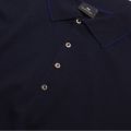 Mens Navy Merino Knit L/s Polo Shirt 28778 by PS Paul Smith from Hurleys