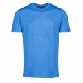 Mens Blue Tonal Tri Logo Custom Fit S/s T Shirt 36751 by Paul And Shark from Hurleys