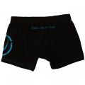 Fitted Boxers in Black/Blue