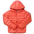 Girls Salmon Spoutnic Hooded Shiny Jacket (8yr+) 65845 by Pyrenex from Hurleys