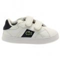 Infant White & Navy Fairlead Trainers (3-9) 47064 by Lacoste from Hurleys