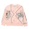 Girls Pink Mystic Print Sweat Top 95974 by Kenzo from Hurleys