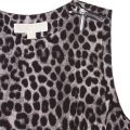 Womens Gunmetal Cheetah Drawstring Jumpsuit 50474 by Michael Kors from Hurleys
