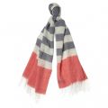 Lifestyle Womens Red & Navy Wester Stripe Scarf 21831 by Barbour from Hurleys