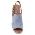 Womens Blue Chambray Monica Wedges 21622 by Toms from Hurleys
