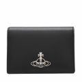 Womens Black Anna Leather Card Holder 76028 by Vivienne Westwood from Hurleys