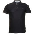 Mens Navy Tipytoe Textured S/s Polo Shirt 67436 by Ted Baker from Hurleys