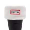 Hunter Welly Socks Kids White Fleece