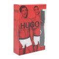 Mens Black/Red Boxer Brother Pack 95403 by HUGO from Hurleys
