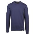 Mens Navy Basic Crew Sweat Top 49238 by Pretty Green from Hurleys