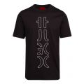 Mens Black Darlon213 S/s T Shirt 88147 by HUGO from Hurleys