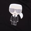 Mens Black Silver Glasses S/s T Shirt 94943 by Karl Lagerfeld from Hurleys