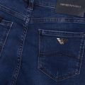 Womens Dark Blue J20 Mid Rise Skinny Jeans 55402 by Emporio Armani from Hurleys