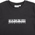Kids Black S-Box S/s T Shirt 97597 by Napapijri from Hurleys