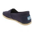 Mens Blue Linen Rope Sole Espadrille 8622 by Toms from Hurleys