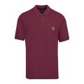 Mens Dark Red Classic Zebra Regular Fit S/s Polo Shirt 92620 by PS Paul Smith from Hurleys