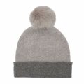 Womens Grey Bobble Knitted Hat 79675 by PS Paul Smith from Hurleys