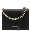 Womens Black Smooth Chain Cross body 21493 by Love Moschino from Hurleys
