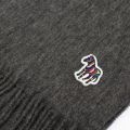 Mens Grey Melange Zebra Knitted Scarf 84221 by PS Paul Smith from Hurleys