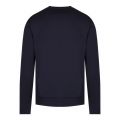 Athleisure Mens Navy Salbo 1 Small Logo Crew Sweat Top 44799 by BOSS from Hurleys