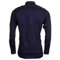Mens Navy Obidos Textured L/s Shirt 14153 by Ted Baker from Hurleys