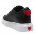 Womens Black Heart Detail Trainers 77800 by Love Moschino from Hurleys
