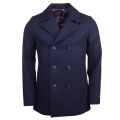 Mens Navy Zachary Wool Peacoat 14226 by Ted Baker from Hurleys