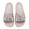 Womens Soft Pink Gilmore Jewelstone Slides 39841 by Michael Kors from Hurleys