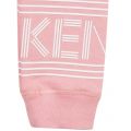 Girls Mid Pink Cosmic Logo Sweat Pants 30769 by Kenzo from Hurleys