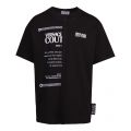 Mens Black Mix Logo Oversized Fit S/ T Shirt 51276 by Versace Jeans Couture from Hurleys