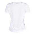 Casual Womens White Tejules Frill S/s T Shirt 26558 by BOSS from Hurleys
