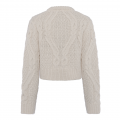 Womens Classic Cream Kalina Cable Knitted Jumper 100869 by French Connection from Hurleys