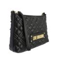 Womens Black Diamond Quilted Wristlet Crossbody Bag 110434 by Love Moschino from Hurleys
