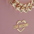 Womens Light Pink Heart Chain Small Crossbody Bag 57905 by Love Moschino from Hurleys
