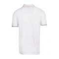 Mens White Dinoso204 S/s Polo Shirt 81195 by HUGO from Hurleys