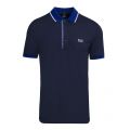 Athleisure Mens Navy Paule 4 Detail Slim Fit S/s Polo Shirt 83776 by BOSS from Hurleys