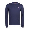 Mens Blue Shark Fit L/s Polo Shirt 13734 by Paul And Shark from Hurleys