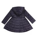 Girls Navy Quilted Hooded Coat 48435 by Mayoral from Hurleys